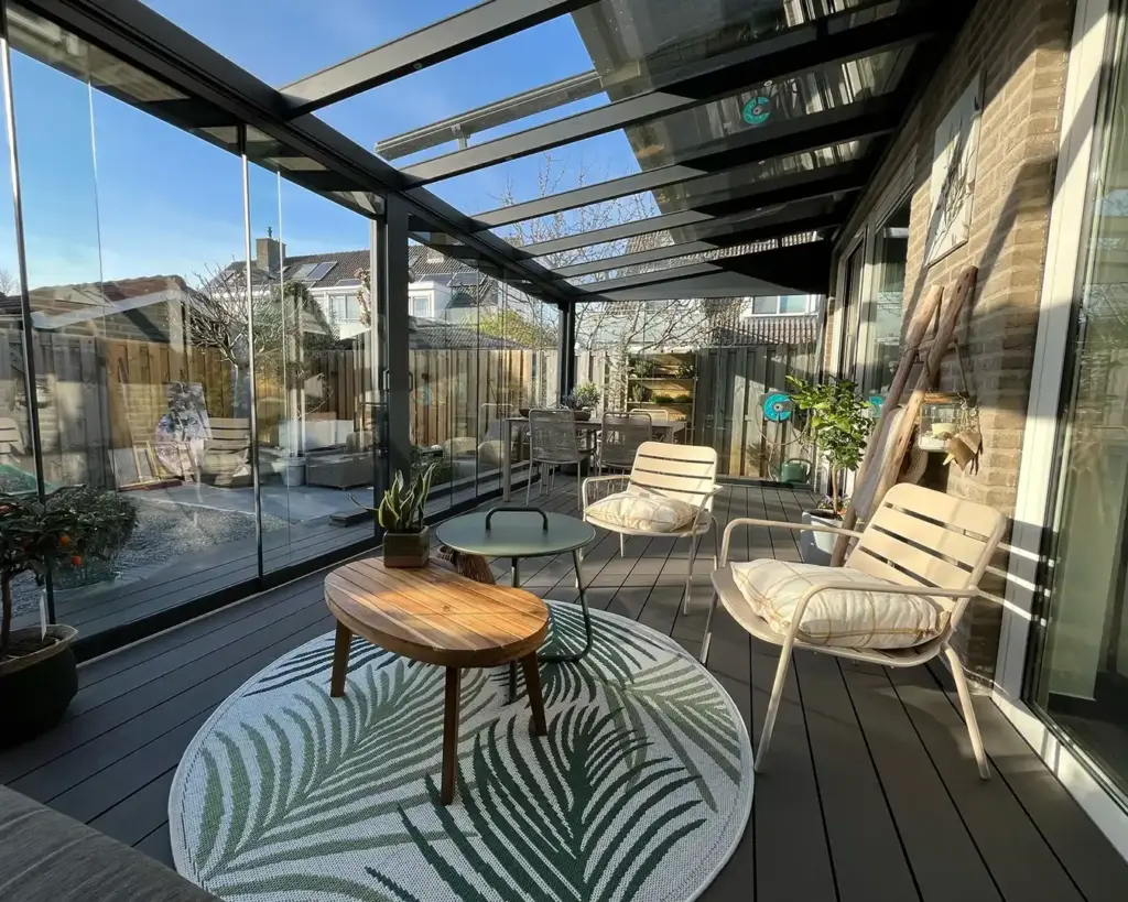 serrezonwering veranda Apeldoorn